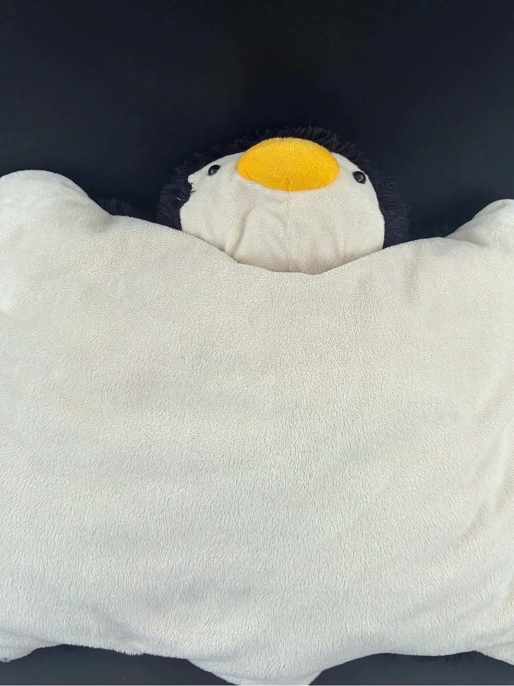 Plush Penguin Pillow – Black and Yellow Soft Stuffed Animal 2010 18